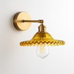 Applique da parete Vintage in ottone