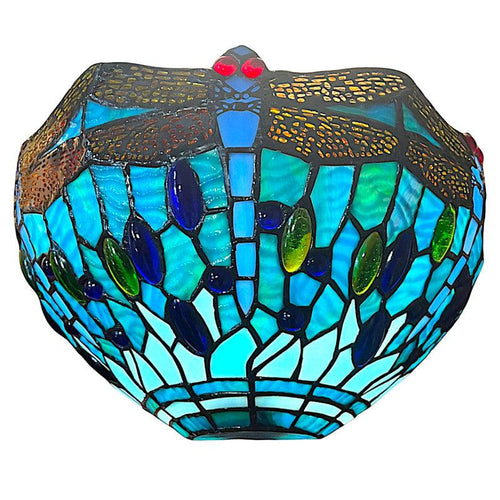 Aqua Libellula Tiffany Applique