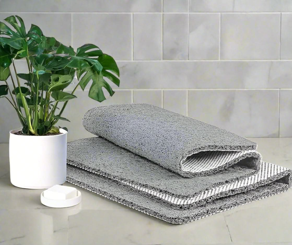 WellnessFlow Mat – Tappetino Antiscivolo, Asciugatura Rapida per Doccia e Bagno per Comfort Igienico