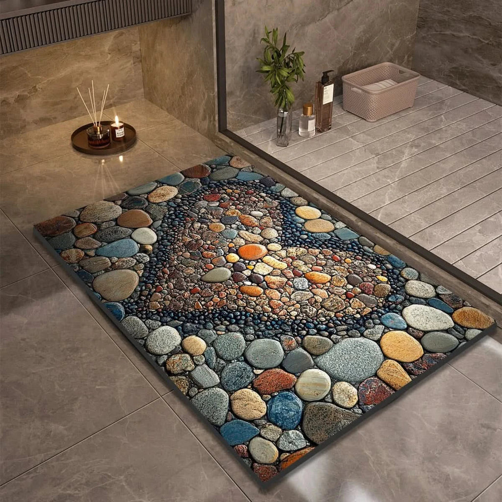 TAPPETINO DA BAGNO AQUASOFT – Tappetino in Diatomite per Sicurezza e Comfort