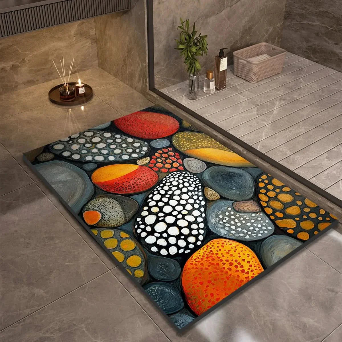 TAPPETINO DA BAGNO AQUASOFT – Tappetino in Diatomite per Sicurezza e Comfort