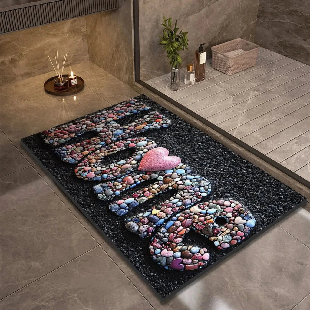 TAPPETINO DA BAGNO AQUASOFT – Tappetino in Diatomite per Sicurezza e Comfort