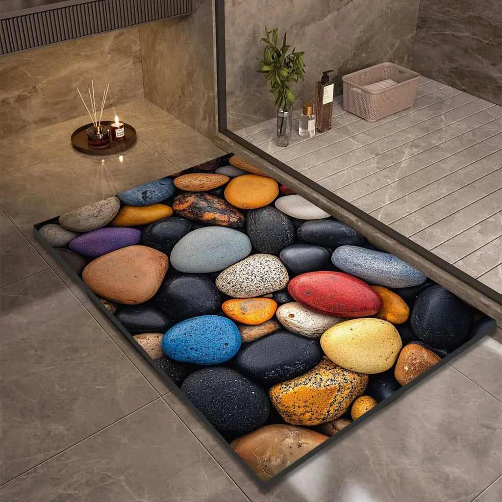 TAPPETINO DA BAGNO AQUASOFT – Tappetino in Diatomite per Sicurezza e Comfort