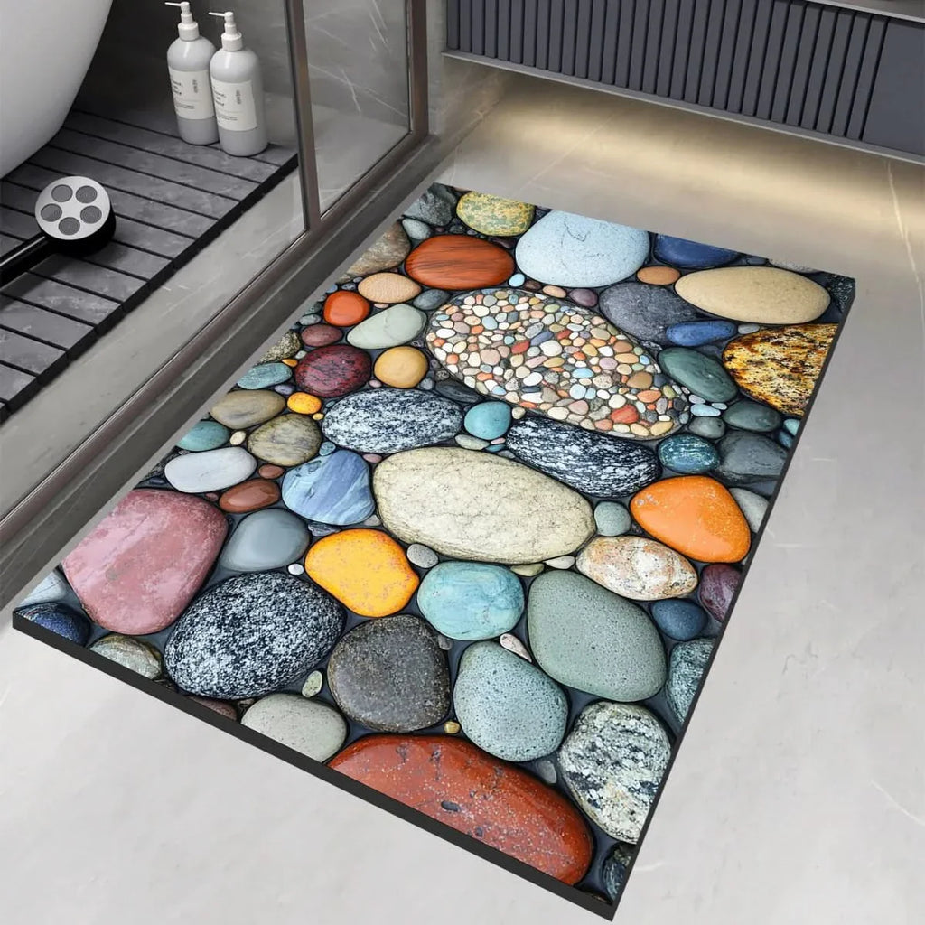 TAPPETINO DA BAGNO AQUASOFT – Tappetino in Diatomite per Sicurezza e Comfort