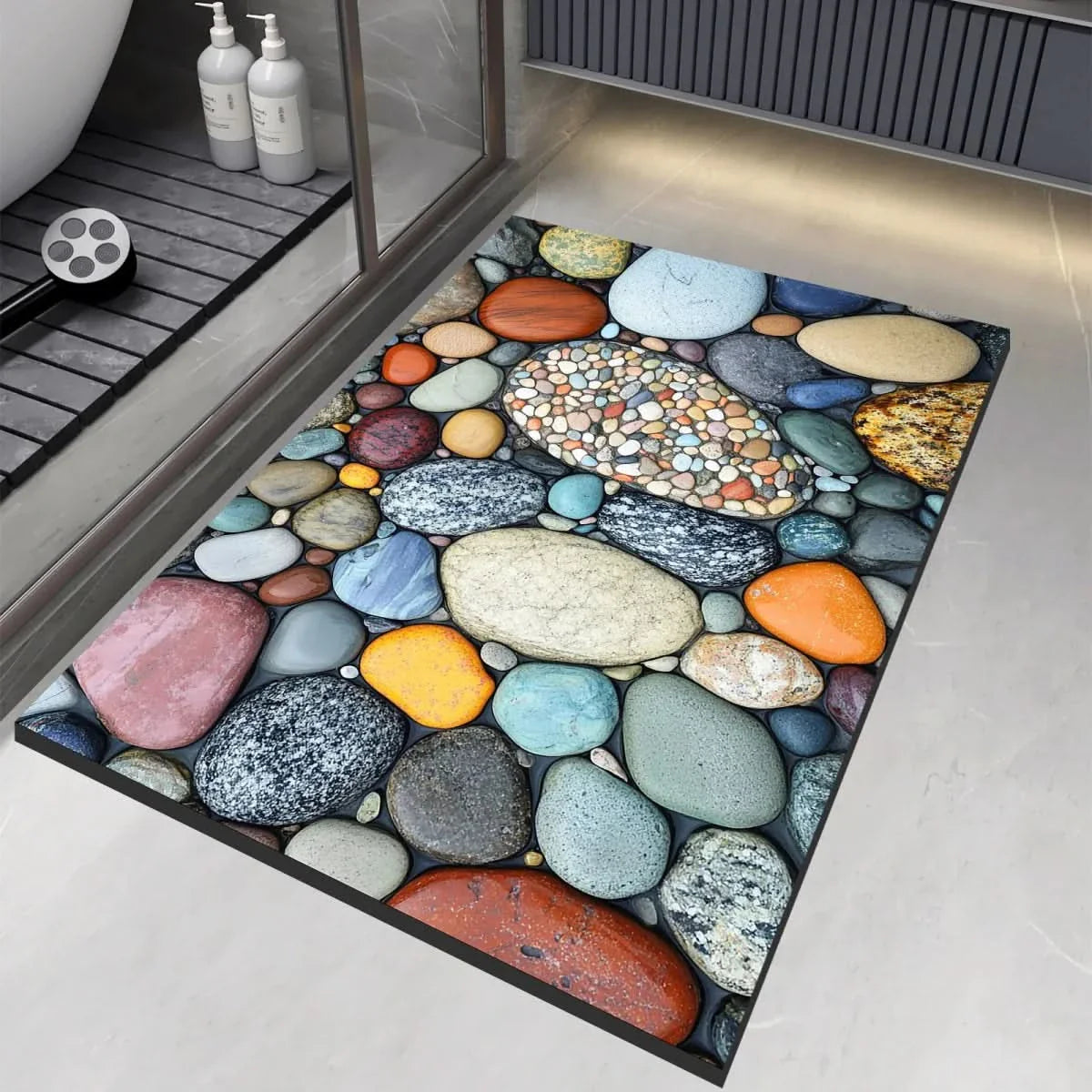 TAPPETINO DA BAGNO AQUASOFT – Tappetino in Diatomite per Sicurezza e Comfort