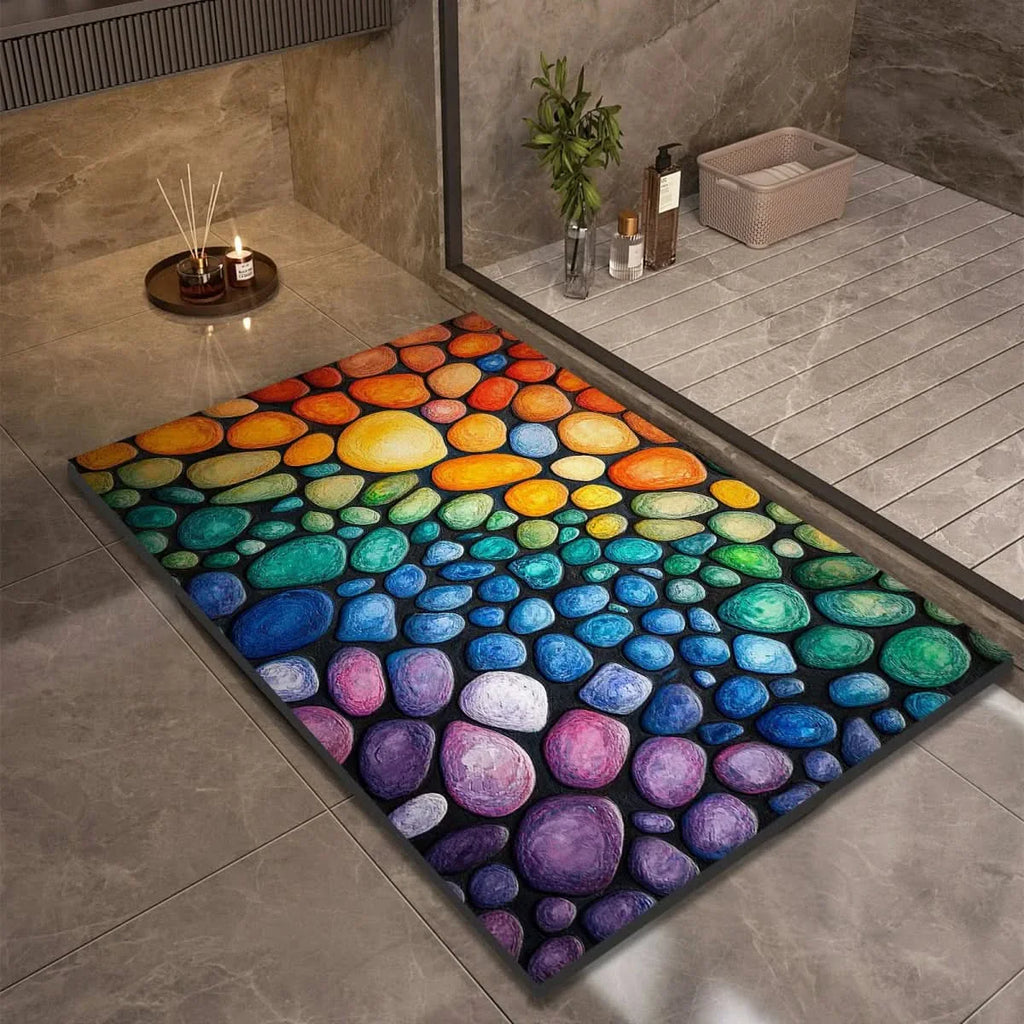 TAPPETINO DA BAGNO AQUASOFT – Tappetino in Diatomite per Sicurezza e Comfort