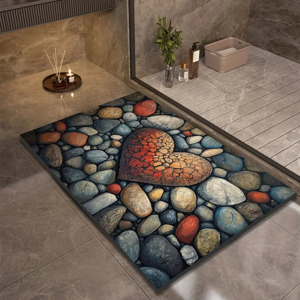 TAPPETINO DA BAGNO AQUASOFT – Tappetino in Diatomite per Sicurezza e Comfort