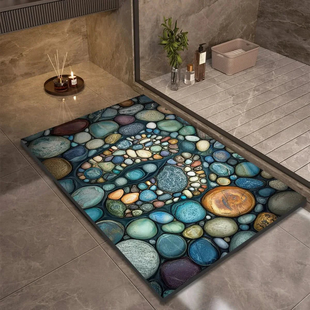 TAPPETINO DA BAGNO AQUASOFT – Tappetino in Diatomite per Sicurezza e Comfort