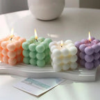 AromaCube – Candela profumata decorativa a forma di cubo