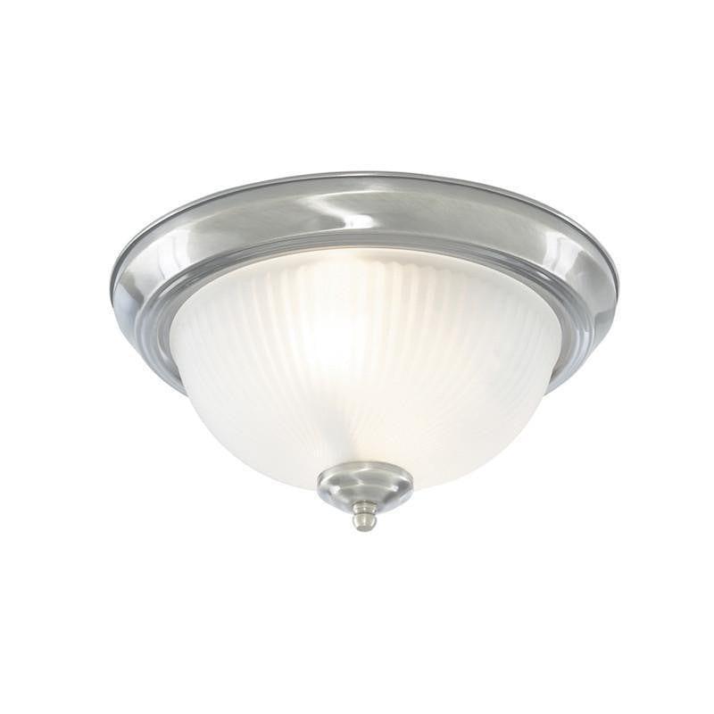 Searchlight American Diner Chrome Flush Ceiling Light