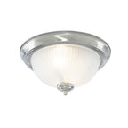 Searchlight American Diner Chrome Flush Ceiling Light