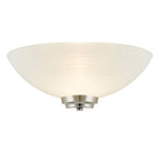 Endon Welles Satin Chrome Uplighter Wall Light