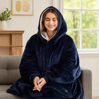 Felpa con Cappuccio Riscaldata USB – Morbida Coperta Elettrica da Indossare per un Comfort Accogliente a Casa