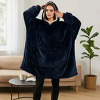 Felpa con Cappuccio Riscaldata USB – Morbida Coperta Elettrica da Indossare per un Comfort Accogliente a Casa