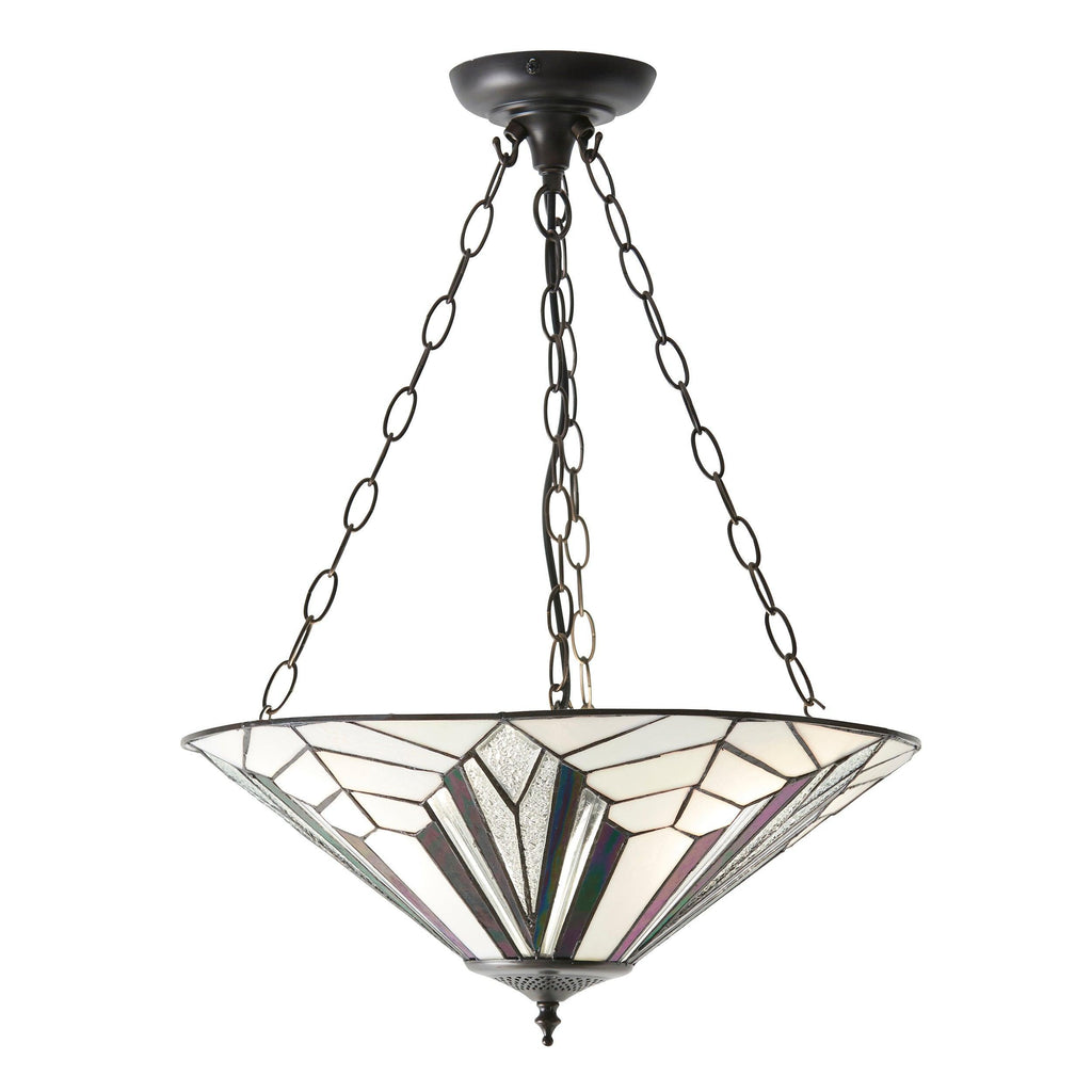 Interiors 1900 Astoria Grande Lampadario Tiffany Inverso