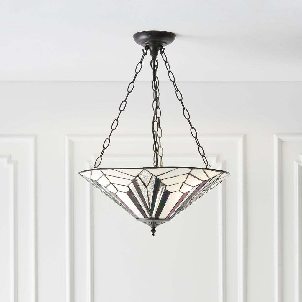 Interiors 1900 Astoria Grande Lampadario Tiffany Inverso