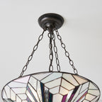 Interiors 1900 Astoria Grande Lampadario Tiffany Inverso