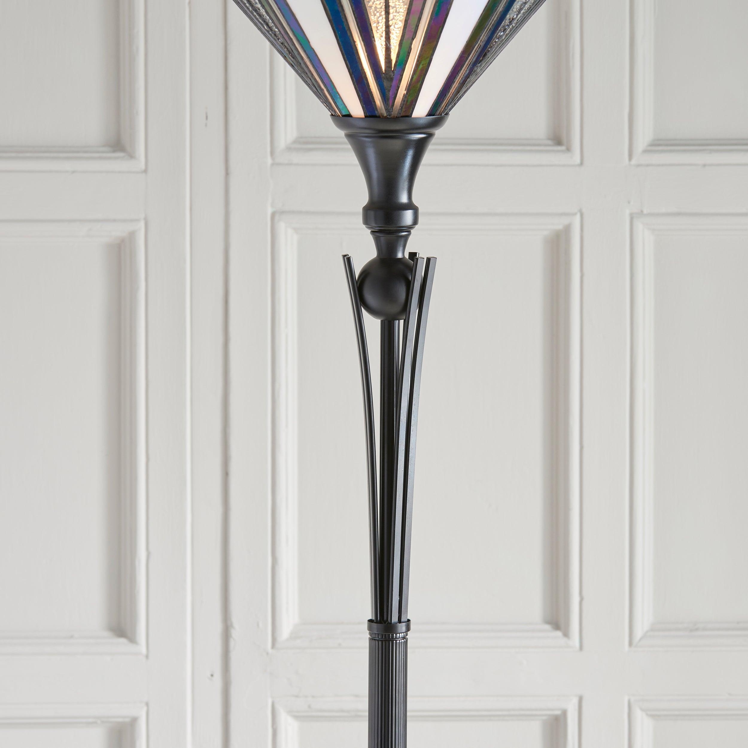 Lampada da terra Tiffany Astoria Uplighter Interiors 1900