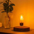 LumiGlide Lampadina LED Fluttuante | Luce a levitazione magnetica con controllo touch per spazi moderni