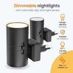 Lampada Notturna LED Aurora – Luce Intelligente Dimmabile per Notti Rilassanti