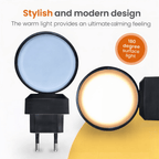 Lampada Notturna LED Aurora – Luce Intelligente Dimmabile per Notti Rilassanti