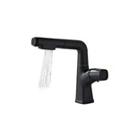 Rubinetto da bagno estraibile per lavabo – Rubinetto monocomando con doccetta estraibile, installazione a foro singolo