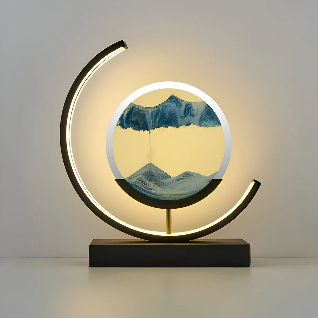OCS - Lampada di Sabbia Dimmerabile con LED e Telecomando – Illuminazione Rilassante