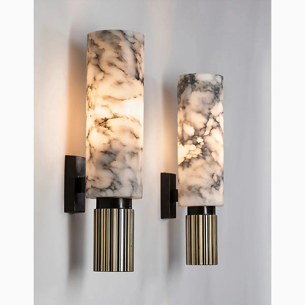 Lampada da Parete in Marmo di Lusso per Casa