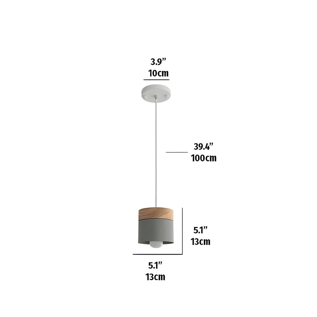 LoftCharm Light - Lampada a sospensione in legno nordico
