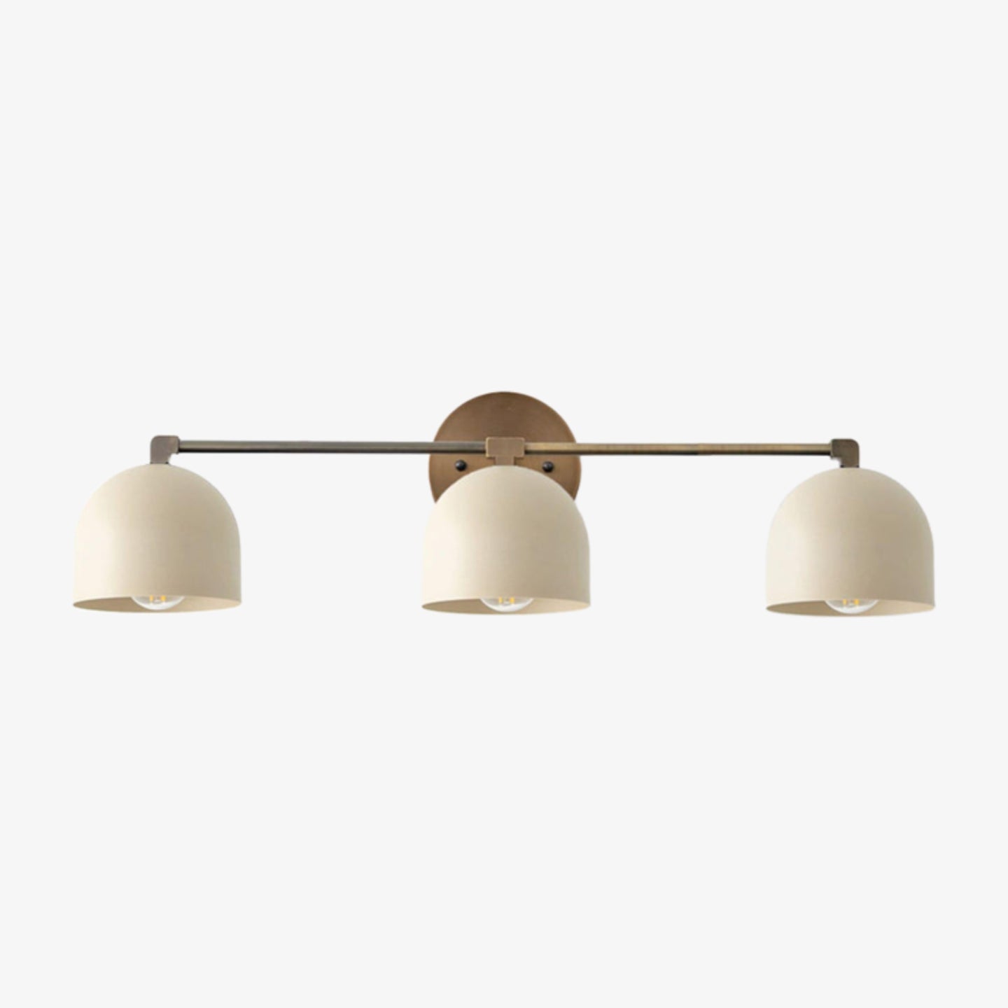 Applique da Parete in Ottone Chroma Dome per Bagno Moderno