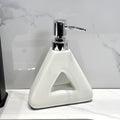 Dispenser di Sapone in Ceramica – Elegante e di Alta Qualità | Ricaricabile per Sapone Liquido e Gel Doccia in Bagno