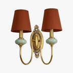 Lampada da Parete Lodge Ceramica&Tessuto&Metallo