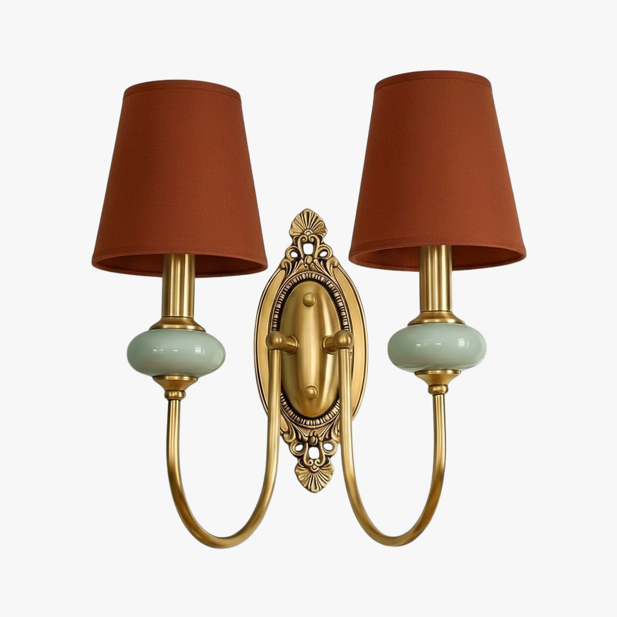 Lampada da Parete Lodge Ceramica&Tessuto&Metallo