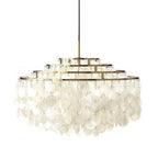Lampadario Moderno a Forma di Conchiglia