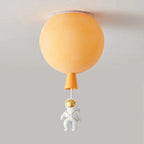 Lampada da soffitto LED Moderna Luna/Astronauti