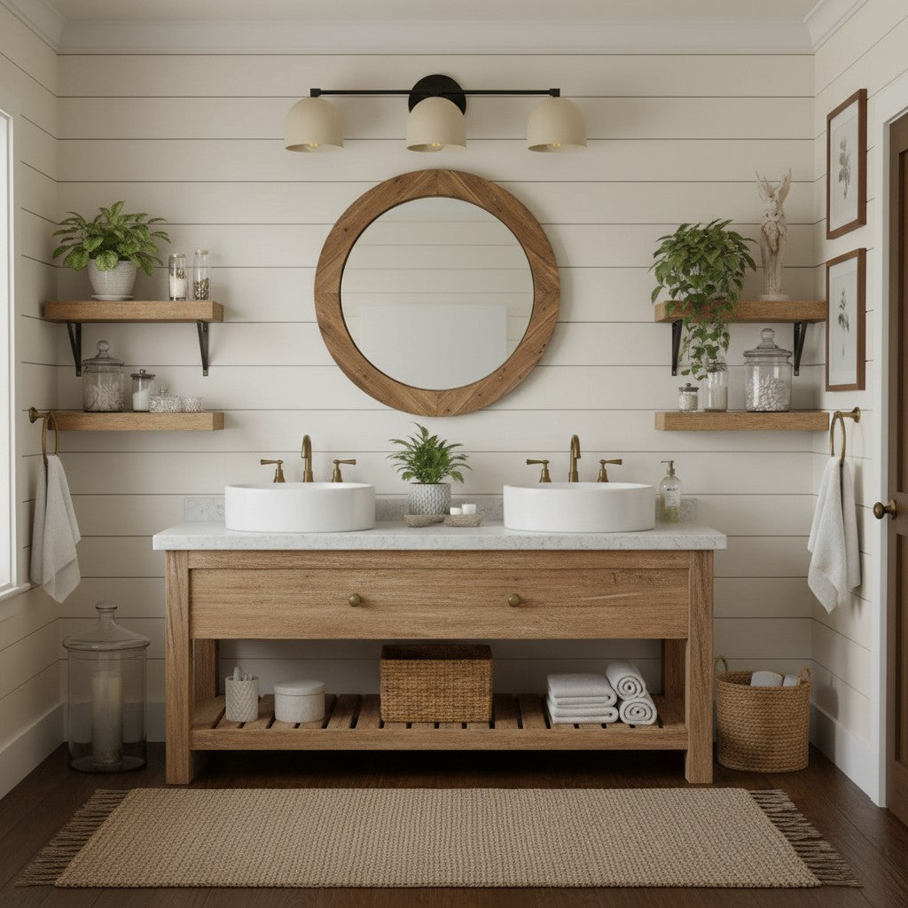 Applique da Parete in Ottone Chroma Dome per Bagno Moderno