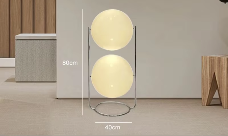 LumiSphere Art Deco LED Bol Lampada da Terra