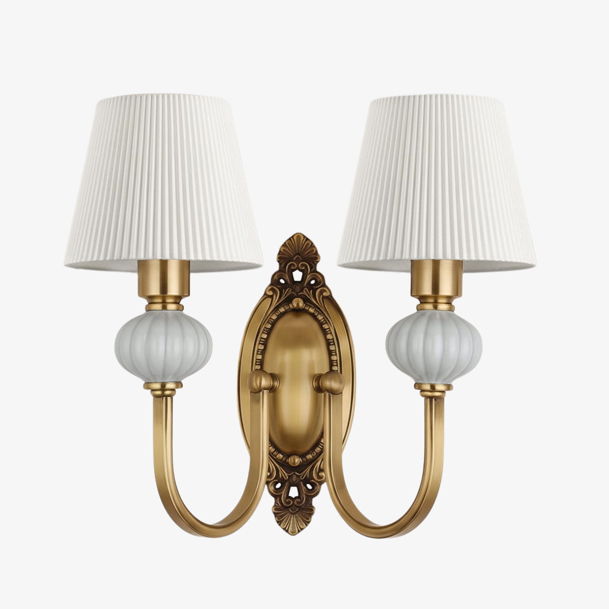 Lampada da Parete Lodge Ceramica&Tessuto&Metallo
