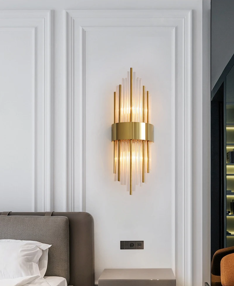 AuriLux Nordic Lampada da Parete in Cristallo
