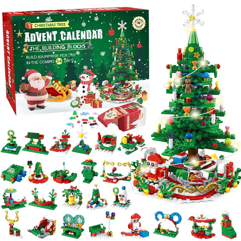 Calendario dell'Avvento Albero di Natale 2026 – Kit Fai-da-te per Decorazioni Natalizie