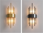 AuriLux Nordic Lampada da Parete in Cristallo