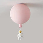 Lampada da soffitto LED Moderna Luna/Astronauti