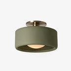 Lampada da soffitto a tamburo in porcellana
