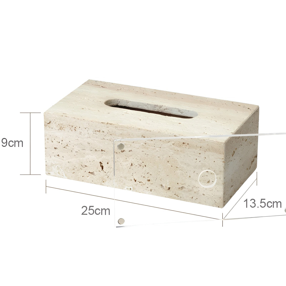 Set da bagno in travertino – Accessori pregiati in pietra naturale | Dispenser per sapone, piattino per sapone, diffusore e vassoio
