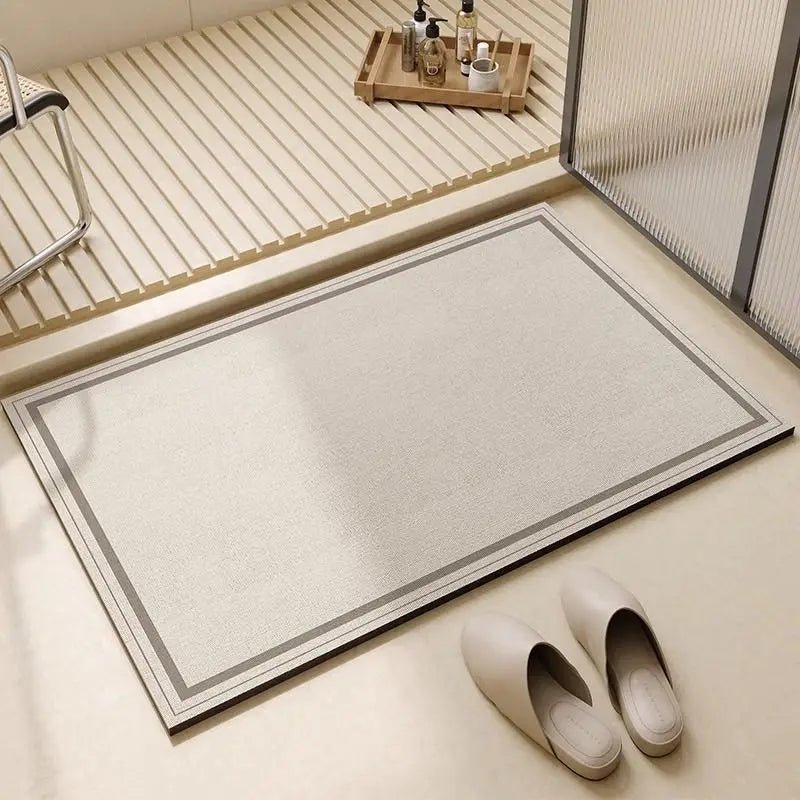 BATHDRY – Tappeto da Bagno Assorbente Veloce con Retro Antiscivolo