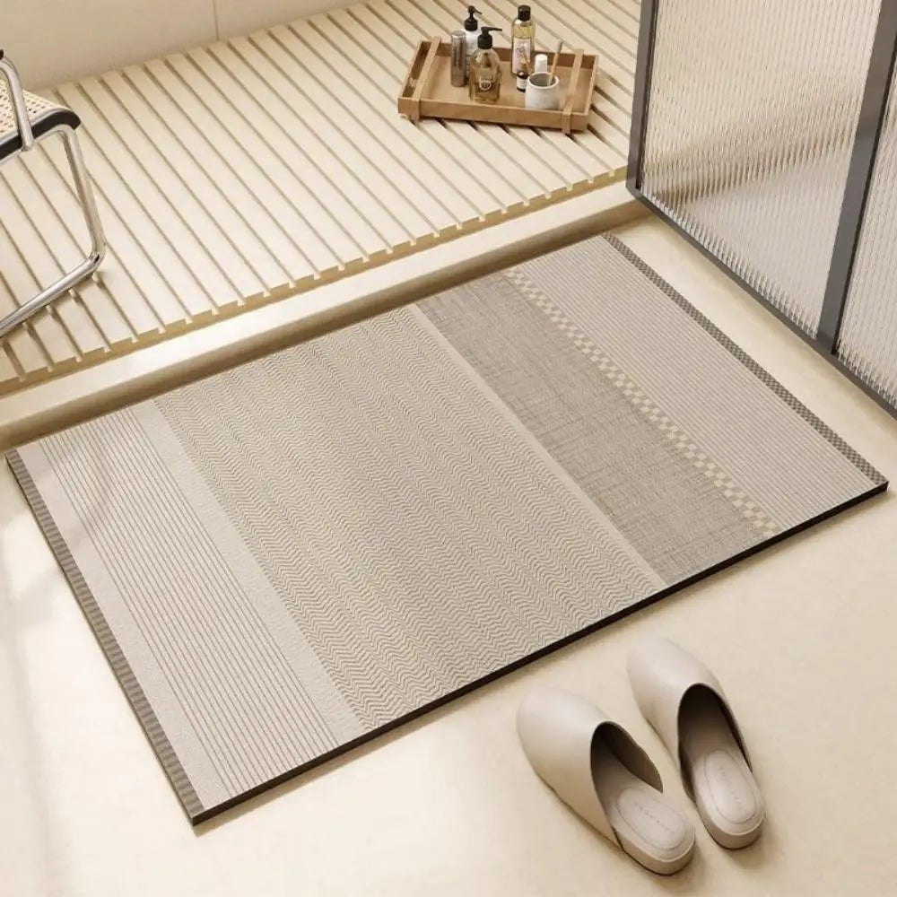 BATHDRY – Tappeto da Bagno Assorbente Veloce con Retro Antiscivolo