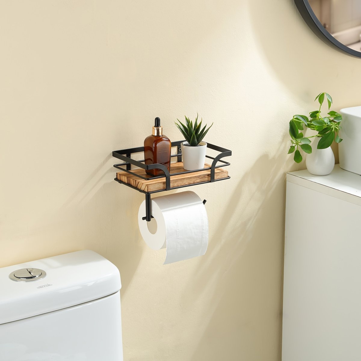 BATHFORGE – Supporto Decorativo da Parete in Ferro Battuto per Asciugamani e Accessori da Bagno