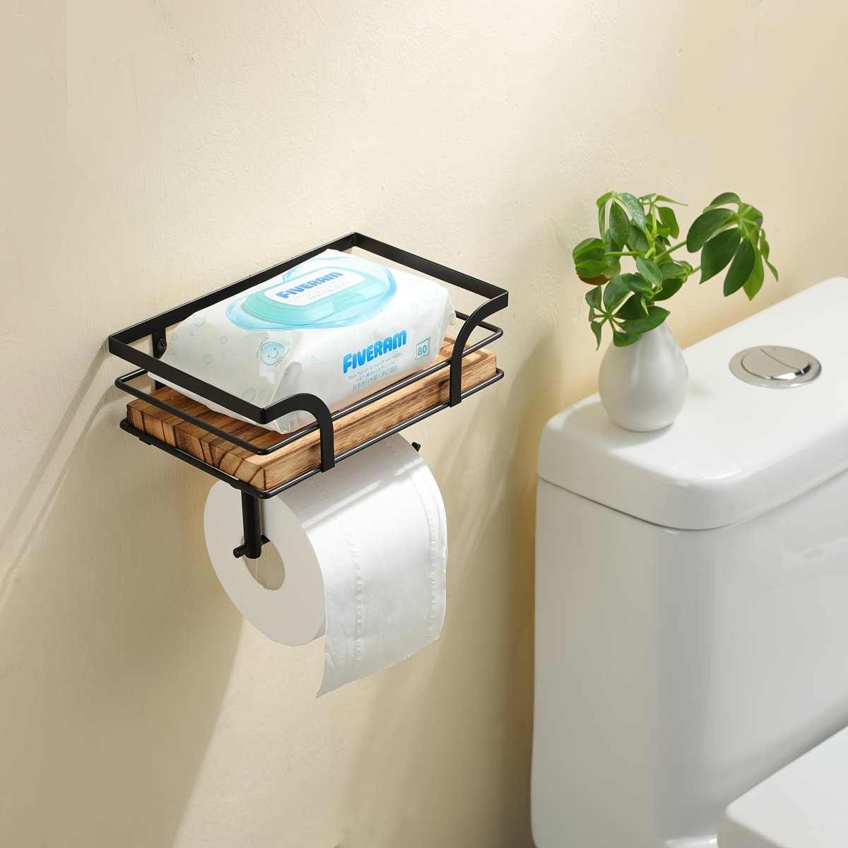 BATHFORGE – Supporto Decorativo da Parete in Ferro Battuto per Asciugamani e Accessori da Bagno