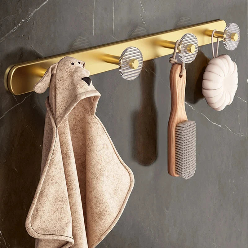 Accessori per Bagno Portasciugamani in Acrilico e Lega di Alluminio