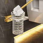 Accessori per Bagno Portasciugamani in Acrilico e Lega di Alluminio